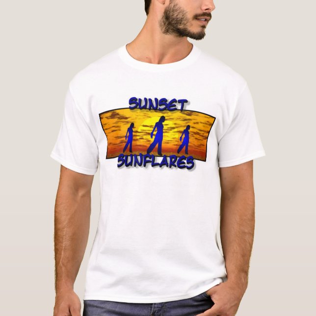 T-shirt Por do sol Sunflares (Frente)