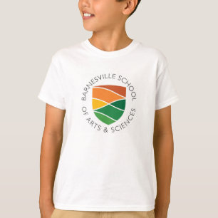 T-shirt por muito tempo sleeved redondo do