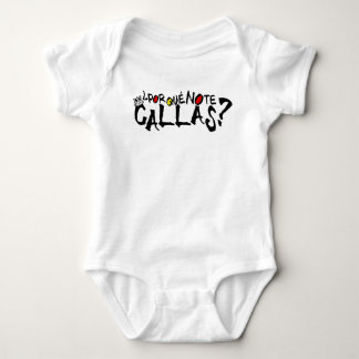 T-SHIRT POR QUE NENHUM BEBÊ ESPANA DOS CALLAS DE TE