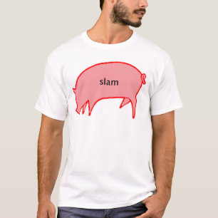 T-shirt Porco da batida