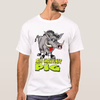 T-shirt Porco de Chauvinist masculino