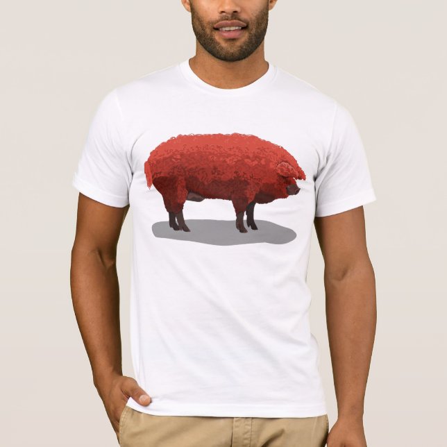 T-shirt Porco de Mangalitsa (Frente)