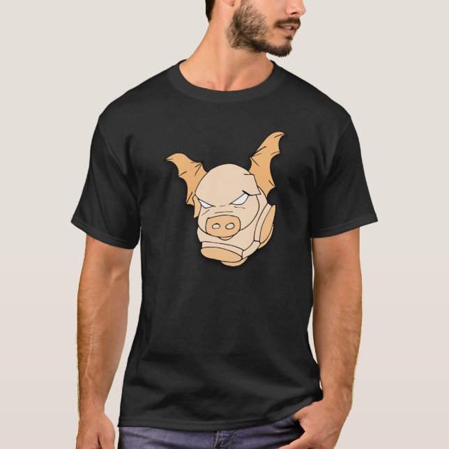 T-shirt Porco do vôo (Frente)