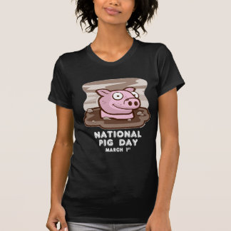 T-shirt Porco NACIONAL dia-ESCURO