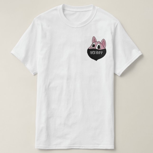 T-shirt porco unmasked (Frente do Design)