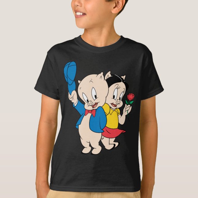 T-shirt Porky Pig e Petunia (Frente)