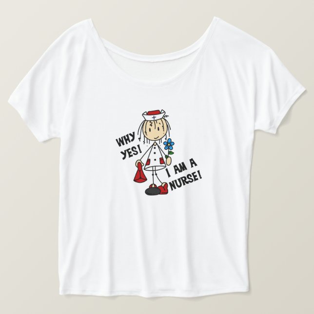 T-shirt Porque sou enfermeira? (Frente do Design)