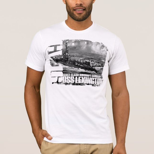 T-shirt Porta-aviões Lexington Shirt (Frente)