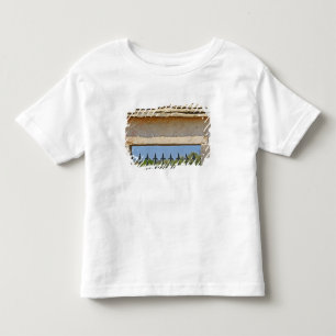 T-shirt Porta e pedra-chave gravados com Montrachet,