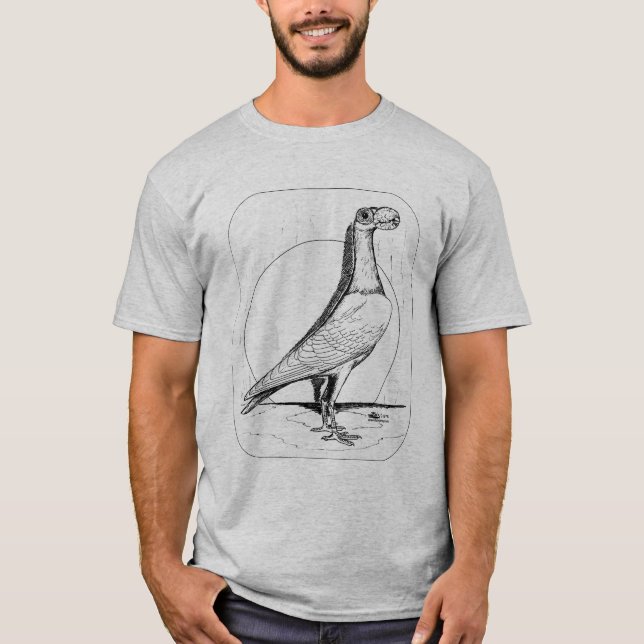 T-shirt Portadora Inglesa Pigeon 1978 (Frente)
