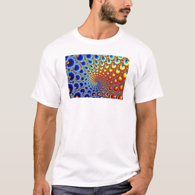 T-shirt Portal hipnótico - Fractal (Frente)