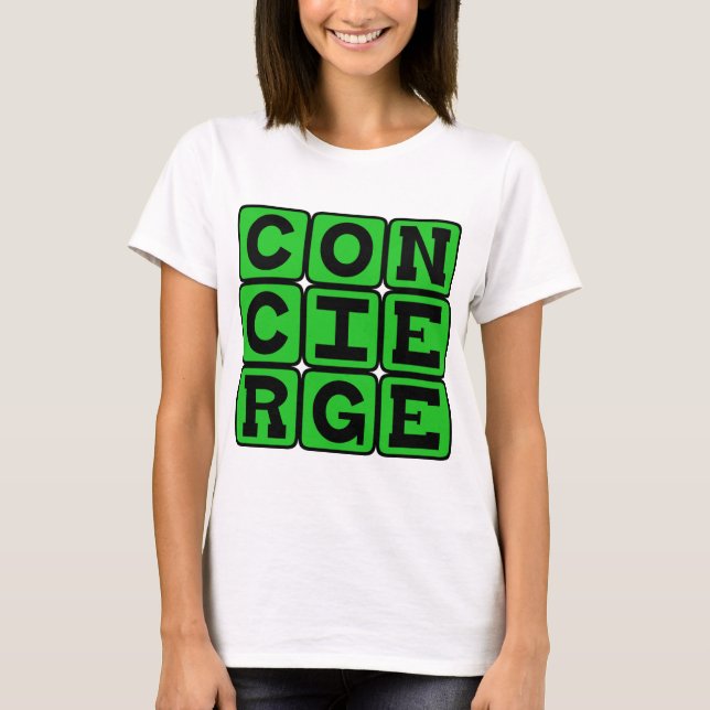 T-shirt Porteiro, Cargo de Serviço (Frente)