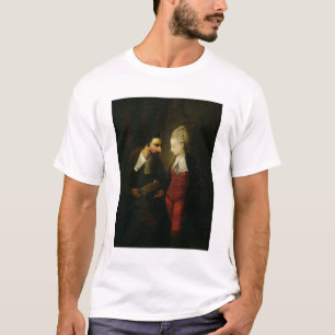 T-shirt Portia e Shylock "do comerciante de Veneza" A