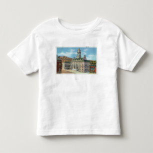 T-shirt Portland, opinião de MaineExterior da câmara