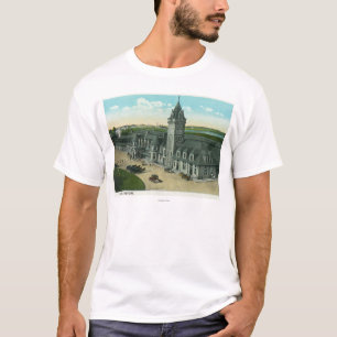 T-shirt Portland, opinião de MaineExterior da estação d