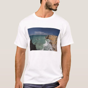 T-shirt Porto Rico, Costa Oeste, Cabo Rojo, linha costeira