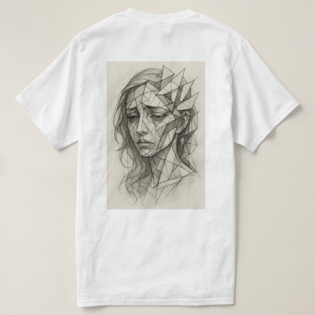 T-shirt Portrait Art (Verso do Design)