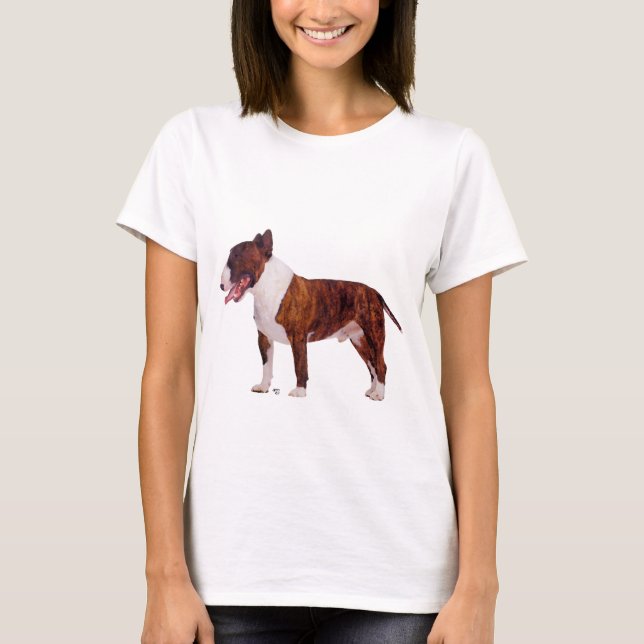 T-Shirt Portrait Bull Terrier (Frente)
