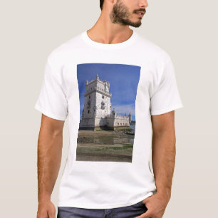 T-shirt Portugal, Lisboa. Torre Belem, um Mundo da UNESCO