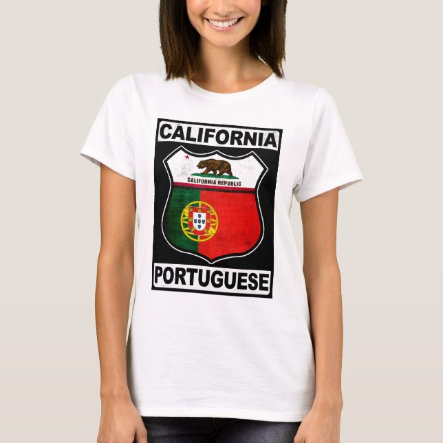 T-shirt Português da Califórnia (Frente)