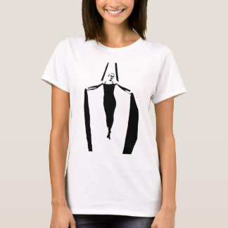 T-shirt Pose aérea da cruz do ferro das sedas