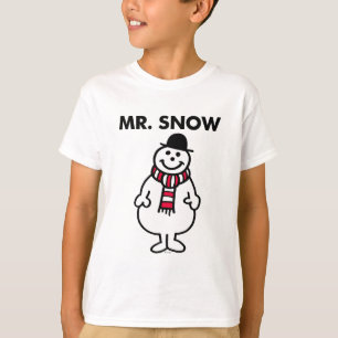 T-shirt Pose clássica do Sr. Neve