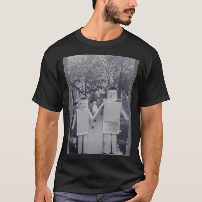 T-shirt pose do robô (Frente)