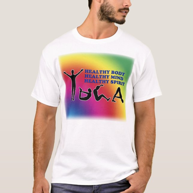 T-shirt Poses 1 da ioga (Frente)
