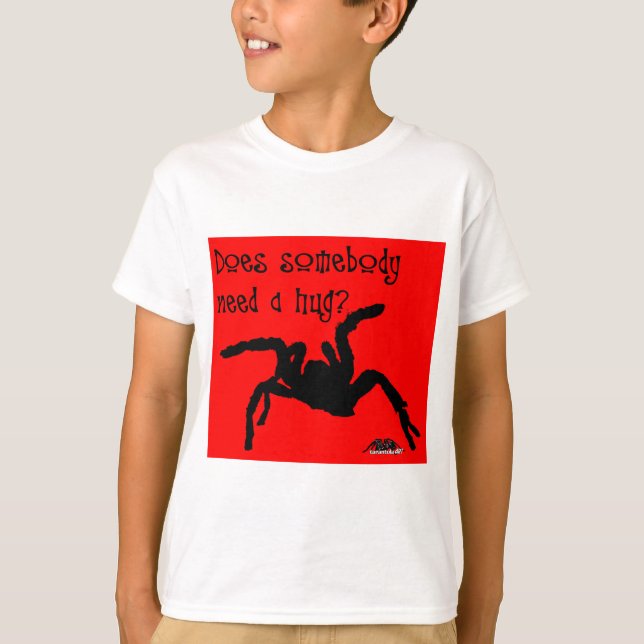 T-shirt Posição de ameaça - design 7 da arte do Tarantula (Frente)