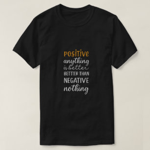 T-shirt positiva, vibrações positivas