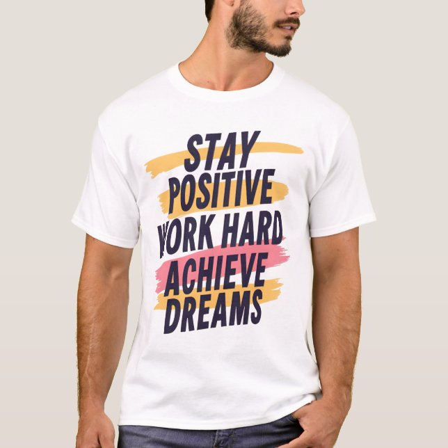 T-Shirt Positivo - Teto Motivacional (Frente)