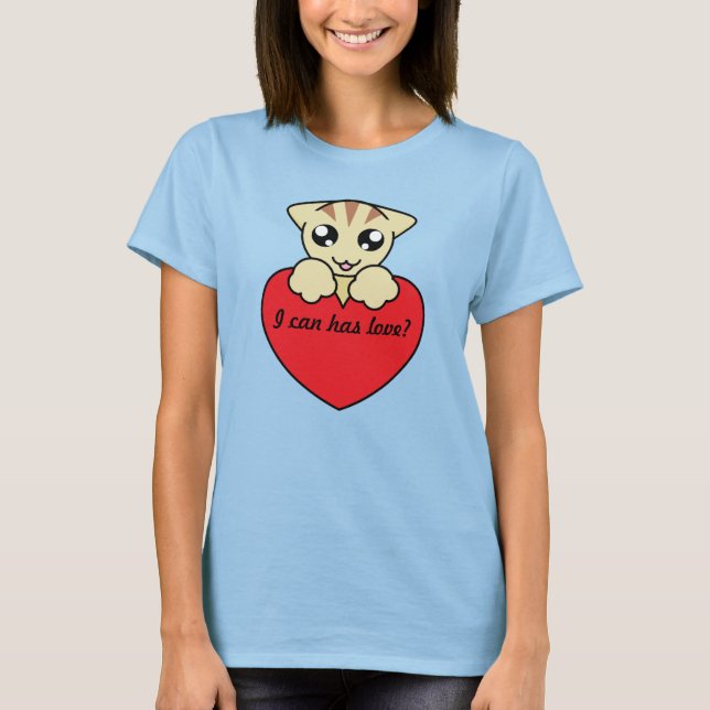 T-shirt Posso ter amor? (Frente)