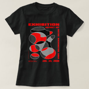 T-shirt Poster #1 da exposição de arte
