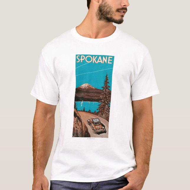 T-shirt Poster #2Spokane da propaganda de Spokane, WA (Frente)