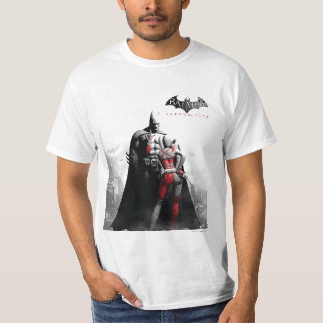 T-shirt POSTER AC - Batman & Harley (Frente)