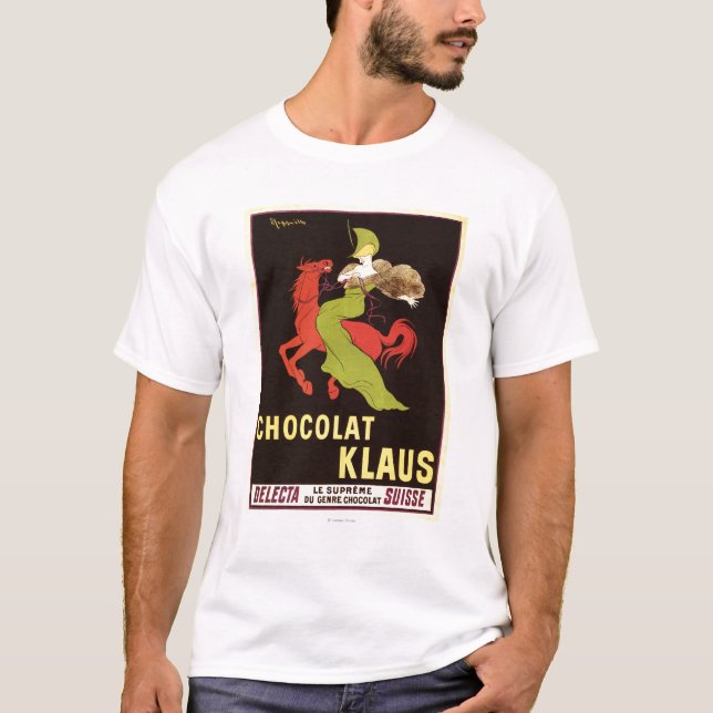T-shirt Poster da propaganda de Chocolat Klaus (Frente)