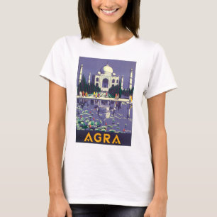 T-shirt Poster das viagens vintage de Agra