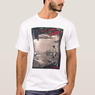 T-shirt Poster de madeira do barco