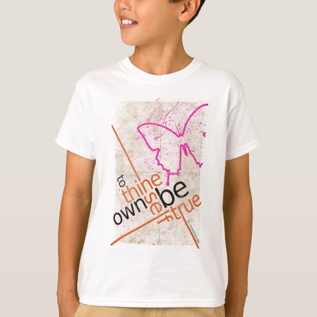 T-shirt Poster de Motivação (Frente)