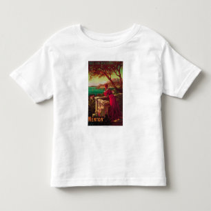 T-shirt Poster de viagens de Riviera francês # 2