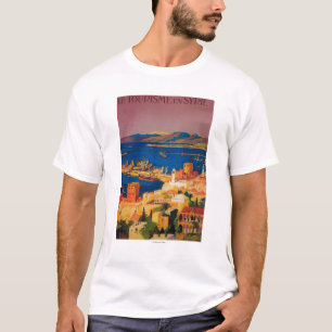 T-shirt Poster de viagens francês, visitando em Syria