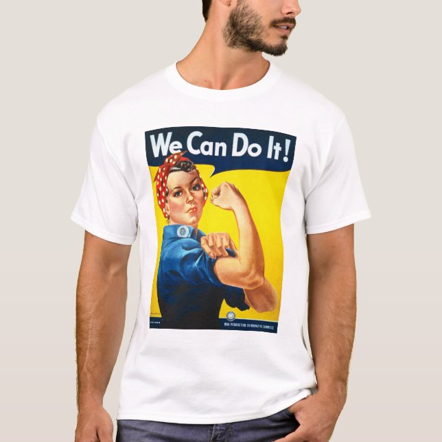 T-shirt Poster de We_Can_Do_It_Propaganda (Frente)