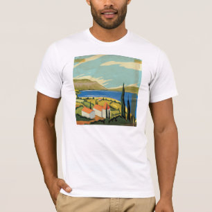 T-shirt Poster do italiano do vintage