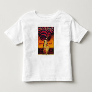 T-shirt Poster do Promo do futebol