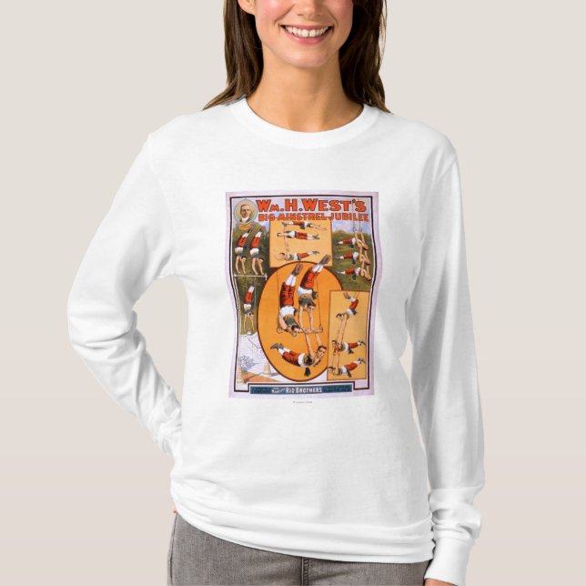 T-shirt Poster grande de JubileeGymnasts do Minstrel do (Frente)