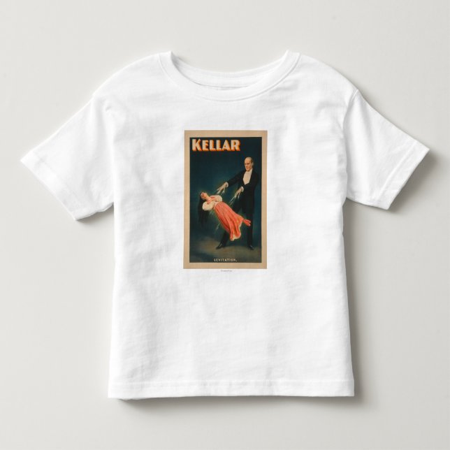 T-shirt Poster mágico #2 da levitação de Kellar (Frente)