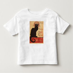 T-shirt Poster Noir do Promo do gato preto do trupe da