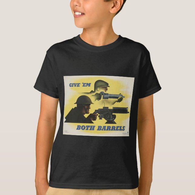 T-shirt Poster Patriótico WII (Frente)
