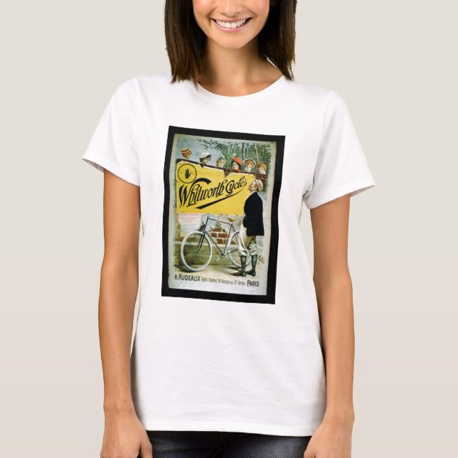 T-shirt Poster publicando "Whitworth Cycle", Paris (colo) (Frente)