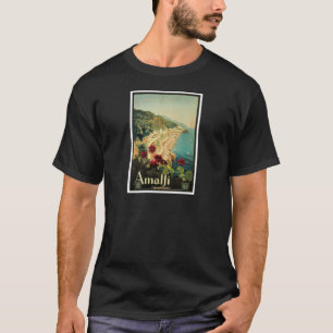 T-shirt Poster vintage de Amalfi, Italia